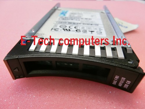 49Y6129 49Y6130 IBM Lenovo 200GB SAS 2.5 MLC Enterprise SSD System x M2 M3 M4 HS - Picture 2 of 3