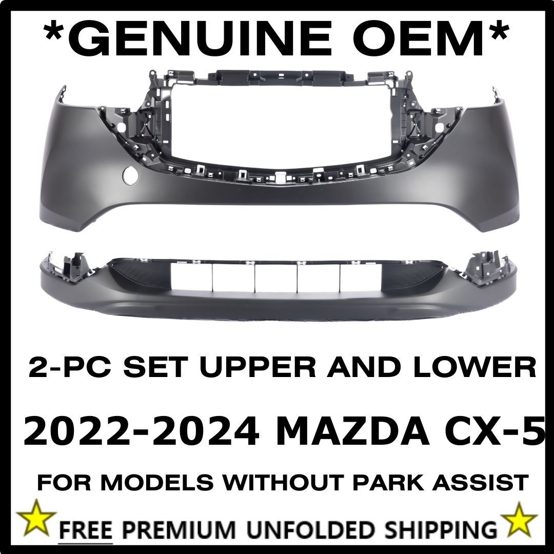 2022-2024 Mazda CX-5 Front Bumper 2-PC Set Upper/Lower | KSD450032