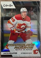 2023-24 OPC O-PEE-CHEE HOCKEY JACOB PELLETIER BLACK RAINBOW FOIL RC#036/100 #542