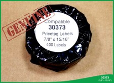 2 Price Tag Rolls Dymo Compatible 30373.  400 Labels/Roll.
