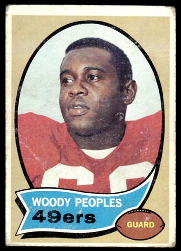 1970 Topps #207 Woody Peoples RC San Francisco 49ers - Picture 1 of 2