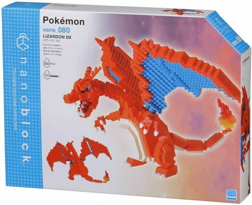 Kawada Nano Block Pokémon Charizard DX Building block NBPM-080 - Picture 1 of 7