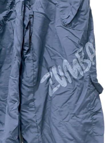 New Zumba Wear Women’s Large Blue Cargo Original Style Converts Capri Tassels - Picture 3 of 9