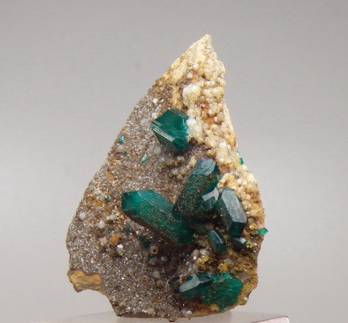 DIOPTASE bellissimi cristalli!!! Repubblica del Congo Dipartimento Piscina SANDA /pl540 - Foto 5 di 19