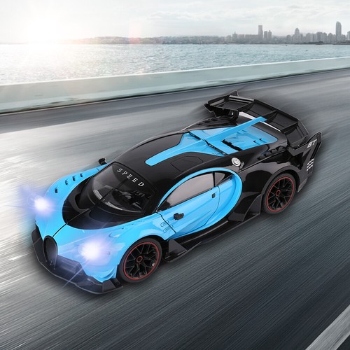 1:16 Kids RC Remote Control High Speed Toy Sport Racing Car W/ Lights Open Doors - Picture 7 of 22