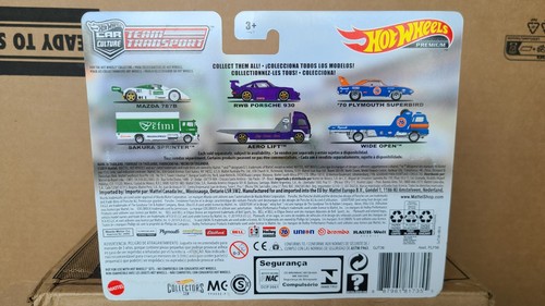 Hot Wheels Team Transport Le Mans Racers Set of 3 Mazda 787b Ford GT VW ID R Lot - Picture 6 of 16