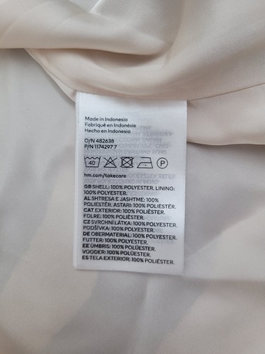 H&M Women's Butterfly Sleeved Dress Size M - Picture 9 of 15