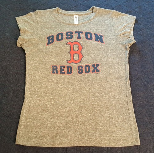 Boston Red Sox 5th & Ocean T Shirt sz Large Junior Misses Women INV2660 - Picture 1 of 6