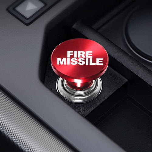 12V Fire Missile Eject Button Cigarette Lighter Cover Car Interior Accessories - Picture 11 of 17