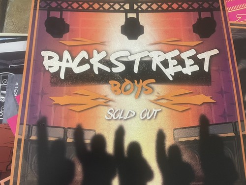 Rare BACKSTREET BOYS June 28,2022 SOLD OUT Concert Poster Alpharetta Atlanta GA - Picture 4 of 6