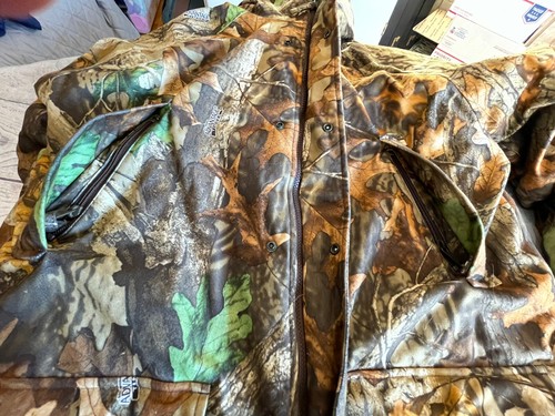 Vintage Walls Water Pruf Advantage Timber Camo Hunting Jacket Medium No Hood - Picture 9 of 12
