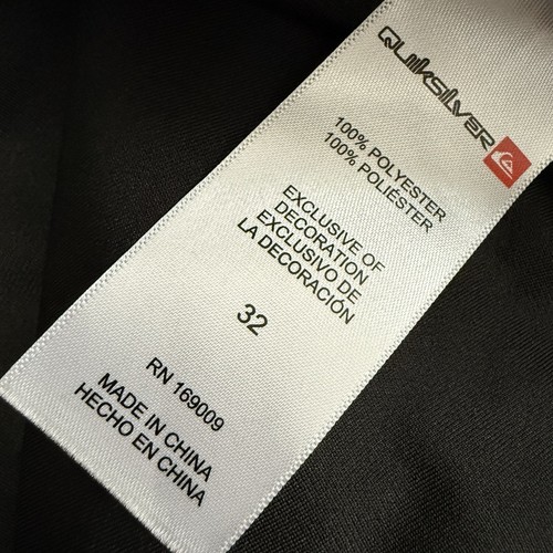 Quicksilver Pants Men 32X30 Black Performance Tech Chino Stretch Golf Office - Picture 8 of 11