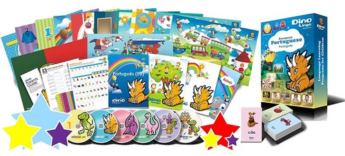 European Portuguese for Kids Deluxe set, European Portuguese Language Learning European Portuguese for Kids Deluxe set, European Portuguese Language Learning