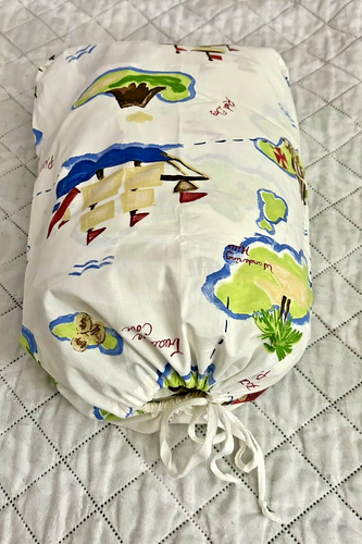 Pottery Barn Kids Treasure Cove *EUC COMPLETE Twin Bed SET - Quilt/Sheets/Shams - Picture 9 of 14
