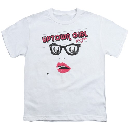 Billy Joel Uptown Girl Kids Youth T Shirt Licensed Music Rock Tee White