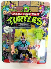 Vintage TMNT Scumbug MOC UNPUNCHED Action Figure 1990 Playmates Ninja Turtles