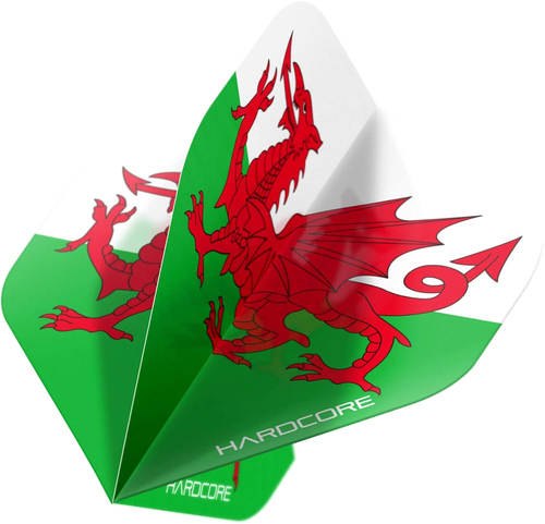 Wales Dart Flights - 5 Sets (15) - Hardcore XT - Standard Shape - Extra Thick - Picture 3 of 4