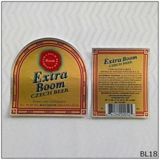 Extra Boom Czech Beer Label (BL18)