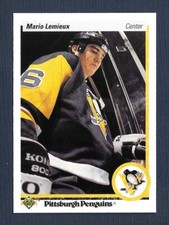 1990-91 Upper Deck Mario Lemieux #144 Pittsburgh Penguins MINT