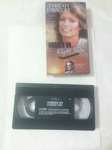 Murder on Flight 502 (VHS, 1999) tape Farrah Fawcett rare - Picture 3 of 4