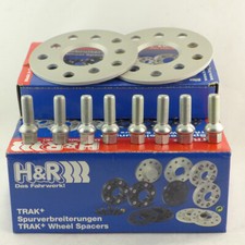H&R Spurverbreiterung 10mm silber für Ibiza Toledo Corrado Golf Lupo Passat Polo
