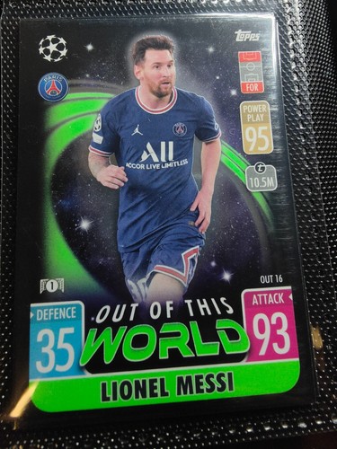 LIONEL MESSI lotto Panini & Topps figurine e card stickers NEW MINT - Foto 11 di 13