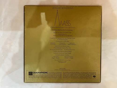 Leonard Bernstein – Mass LP- Columbia Masterworks – M2Q 31008 - Picture 3 of 4