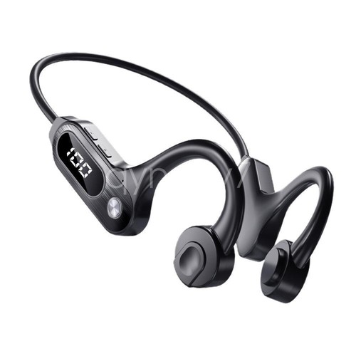 Bone Conduction Headphones Open-Ear Bluetooth Headphones Sports Running Hiking - Photo 18 sur 20