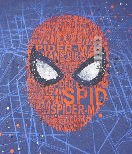 T-shirt uomo Disney Spider Man manica corta blu taglia XL - Foto 2 di 4