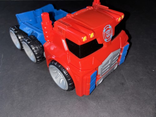Transformers Rescue Bots Action Figure Optimus Prime 12” Semi Truck Playskool - Picture 7 of 13