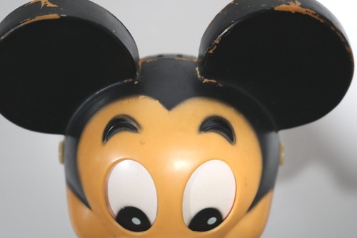 1976 Mattel Mickey Mouse Zugsaite Talking Mickey Hongkong 7 Zoll groß siehe Video - Bild 9 von 18