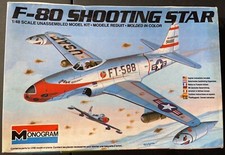Monogram F-80 Shooting Star 1/48 5428 NIB Model Kit ‘Sullys Hobbies’