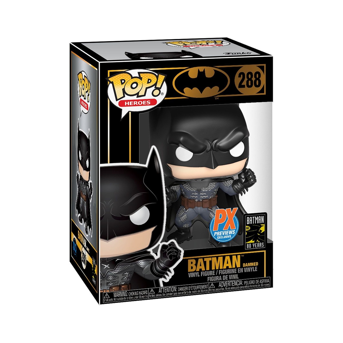 Funko Pop! Heroes DC Gamer Batman GameStop Exclusive Vinyl