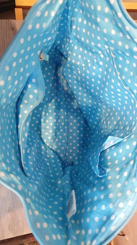 Bolso de compras Harrods vintage con correa para el hombro algodón PVC - Imagen 6 de 9