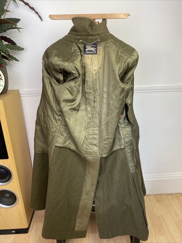 BURBERRY’S WW2 1940 Officers Greatcoat Overcoat Jacket British Army Dental Corps - Picture 20 of 24