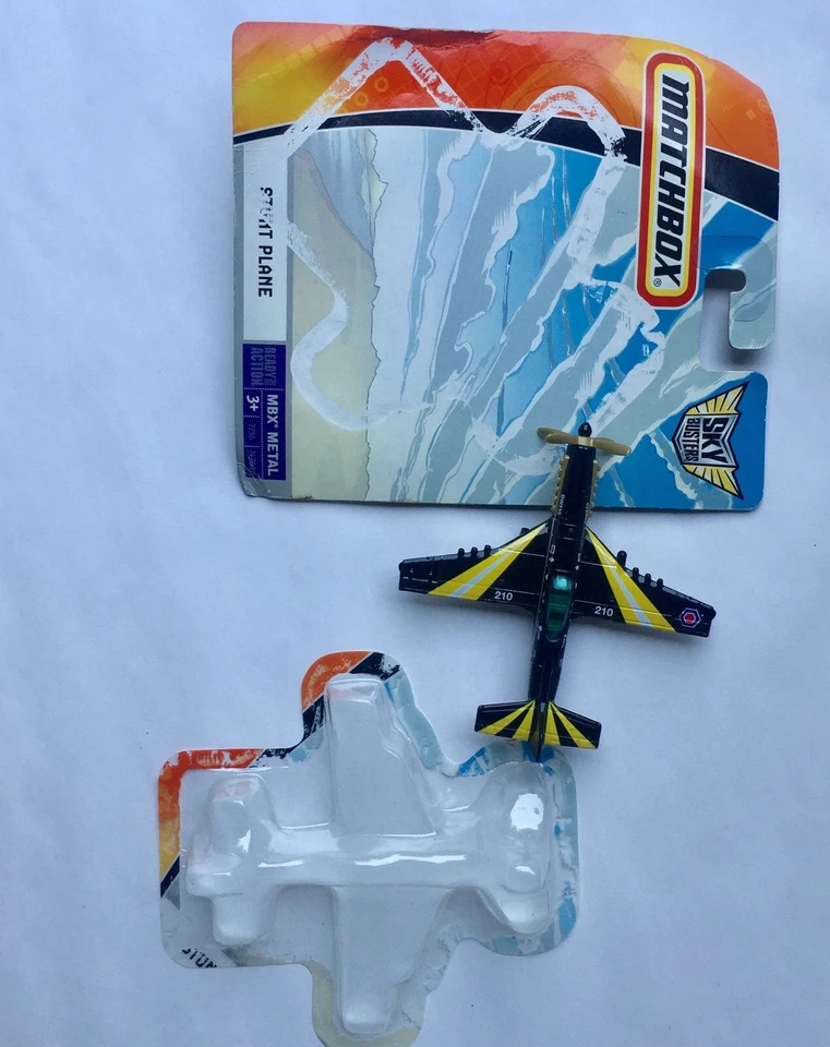 Matchbox Sky Buster MBX Metal - Stunt Plane 2008 Mattel Inc Foto 4 de 4
