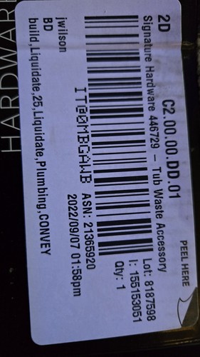 Tab Waste Accessory - Picture 3 of 3