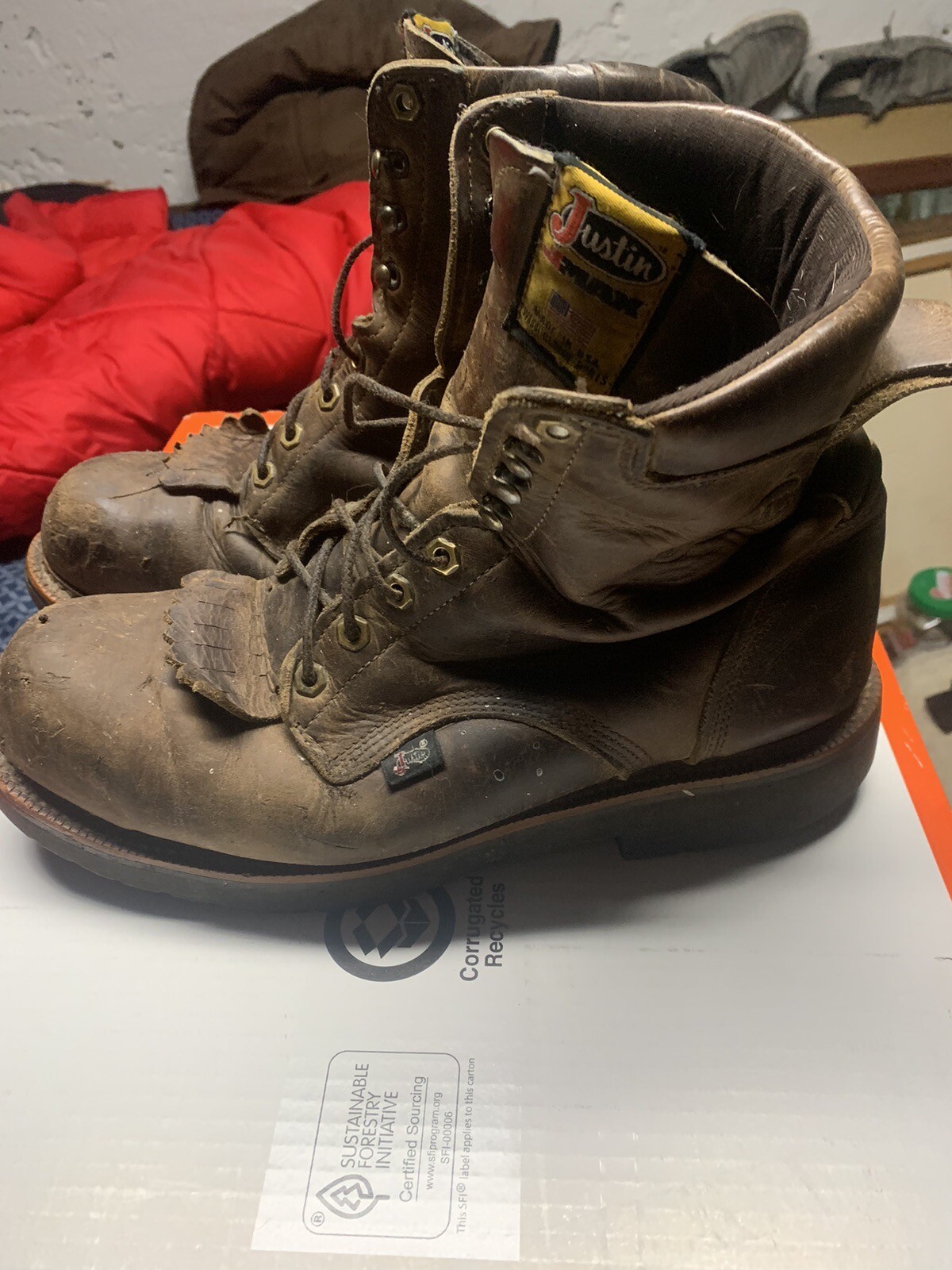 justin work boots Gem