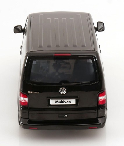 + VOLKSWAGEN VW T5 Bus Multivan Modellauto schwarz 1:18 Norev 188600 NEU - Bild 5 von 7