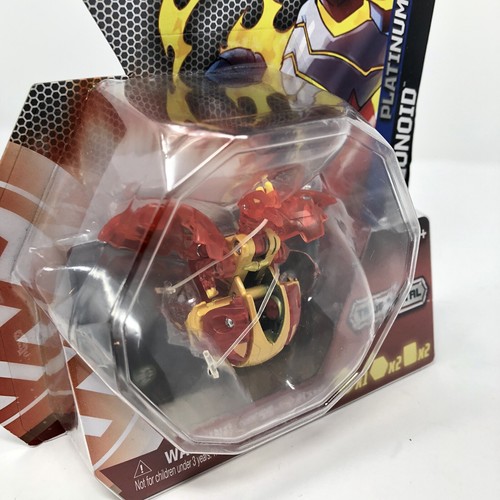 Bakugan Evolutions Platinum Dragonoid True Metal Diecast Pyrus Drago Orange 2022 - Bild 2 von 3