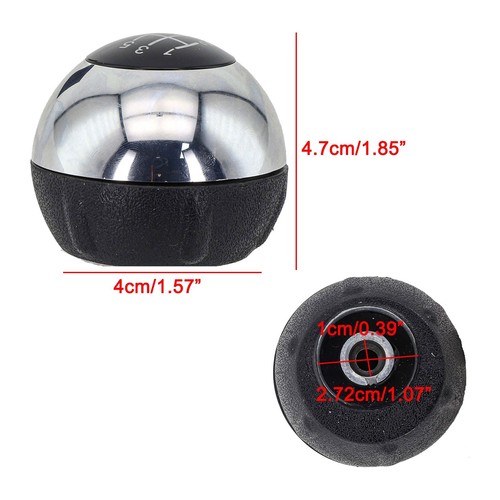 5-Speed Shift Knob Gear Knob Head Gear Shifting Plastic And Metal Wear-resistant - Picture 4 of 12