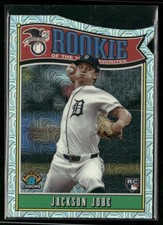 2025 Bowman Rookie of the Year Favorites Jackson Jobe #ROY-3 Mojo Refractor (RC)