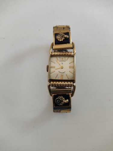 14k GF Lord Elgin Elks B.P.O.E. Driver's Watch