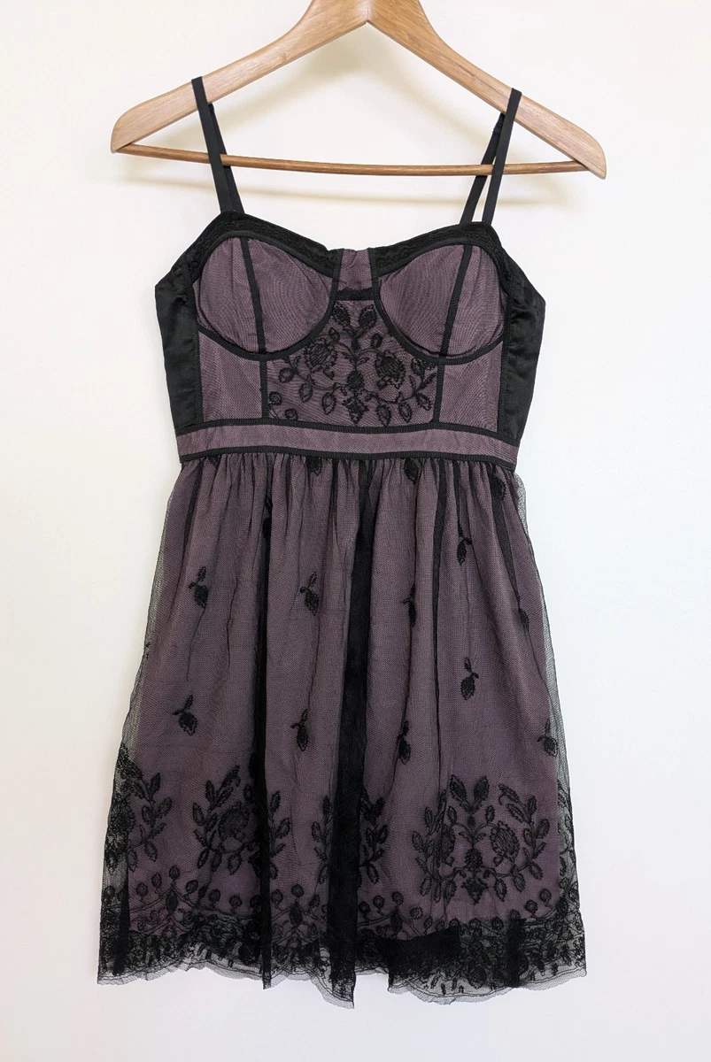 Robe noire velours et fleurs 38 - Chantal Costumes