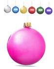 Inflatable Oversized Ornaments Jumbo Christmas Balls 15" 18" 25" or 25” Pink