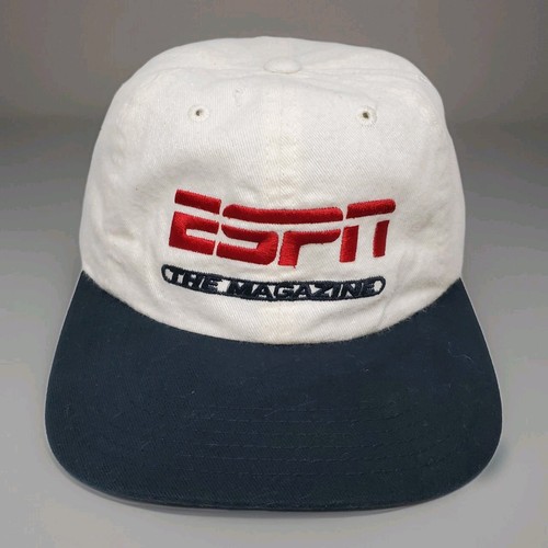 Vintage 90s ESPN The Magazine Strapback Adjustable Hat / Baseball Cap ~ Captiv 8