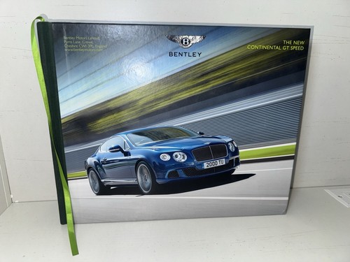 Bentley - The New Continental GT Speed Hardcover Prospekt, 2012