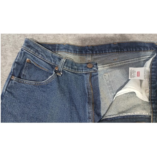 Wrangler Comfort Solutions Jeans Mens Size 34x34 Blue Denim Regular Fit - Picture 8 of 10