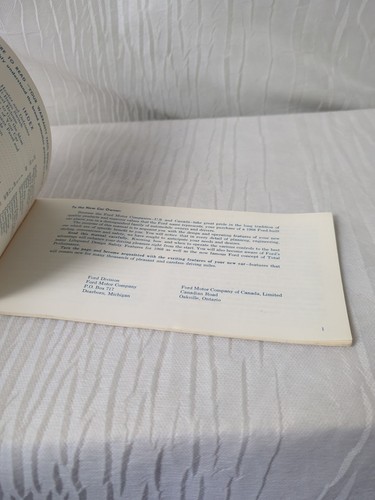 1968 Ford Fairlane and Torino owners manual book ORIGINAL Glove Box Guide Ford - Bild 9 von 10