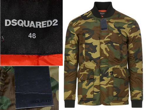 DSQUARED2 Bomber Hombre Talla M Showroom DQ02 T2P - Imagen 1 de 14